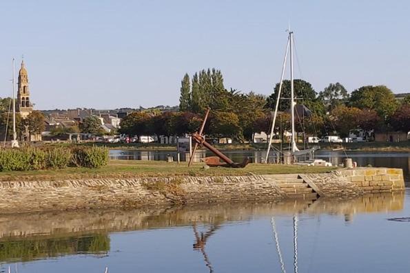 A L Ancre De La Rive Acomodação com café da manhã Le Faou Exterior foto